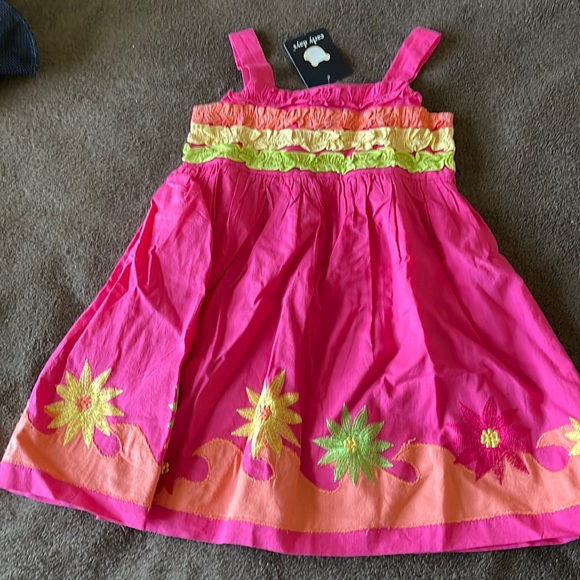 Early days 100% cotton pink infant dress NEW - Picture 1 of 9